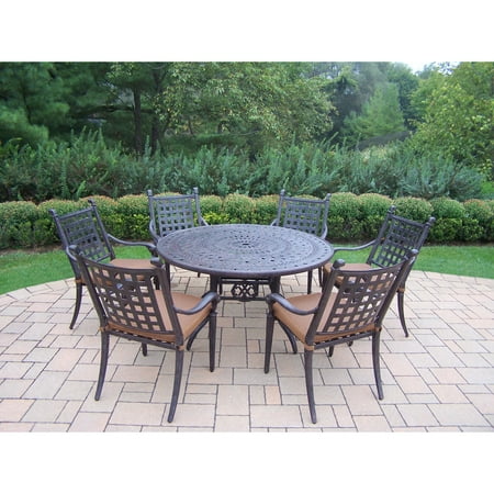 round patio dining piece oakland belmont living sets hayneedle