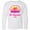AA-White, variant on Inktastic Summer Enjoy the Sunshine St. Augustine Florida in Pink Long Sleeve Youth T-Shirt