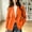 Orange, variant on Ynynloco Blazers for Women Business Casual Long Sleeve Button Down Open Front Suit Jacket Dressy Work Blazer with Pockets Winter Fall Outfits