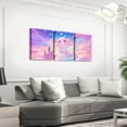 thumbnail image 3 of Hieng Boys Girls Cute Axolotl Canvas Wall Art for Living Room Bedroom Cartoon Salamander Picture Wall Decor Cherry Blossoms Wall Painting Posters Kids Kawaii Bathroom Wall Art Unframed, 3 of 6