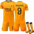 thumbnail image 1 of 2425 Real Madrid Uniforme de Soccer Extérieur 9 Mbappe Maillot de Sport pour Enfants et Adultes -TP, 1 of 2