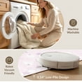 thumbnail image 5 of ODIKA Cute Motif Charming Frame Scattered Motifs Dotted Border Pink Flowing Dynamic Foldable Easy Care for Master Suite, California King, Under Bed, 5 of 7