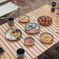 thumbnail image 2 of Ultralight Titanium Plate Camping Dishes Metal Saucer Outdoor Tableware Picnic, 2 of 8