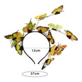 thumbnail image 5 of Butterflies Headband Women Performance Hair Hoop Dressing Exaggerated Simulation Butterflies Decor Headband Party Wedding Headpiece Elegant Hair Hoop, 5 of 8