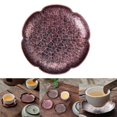 thumbnail image 1 of Posavasos rústico para té, mantel individual, protección de mesa, versátil, tradicional, para evitar arañazos, Mini plato, platillo de té, decoración Cobre SOLEDAD Posavasos de latón, 1 of 10