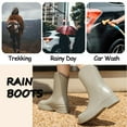 thumbnail image 5 of AUXDIQ Rain Boots Women Mid-calf Waterproof Rain Shoes Outdoor Garden Shoes, 5 of 6