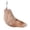 Khaki, variant on Faux Fur Fox Tail Keychain, Fluffy Plush Tail Charm With Detachable Key Ring, Key Ring Accessory For Bags Purses Decoration(Black-15.74Inch)