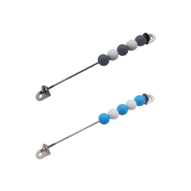 2x tablero de de , accesorios de bricolaje, juguete sensorial de habilidad práctica, tablero de actividades de aprendizaje, tablero sensorial de juguete para gris azul Macarena tablero ocupado