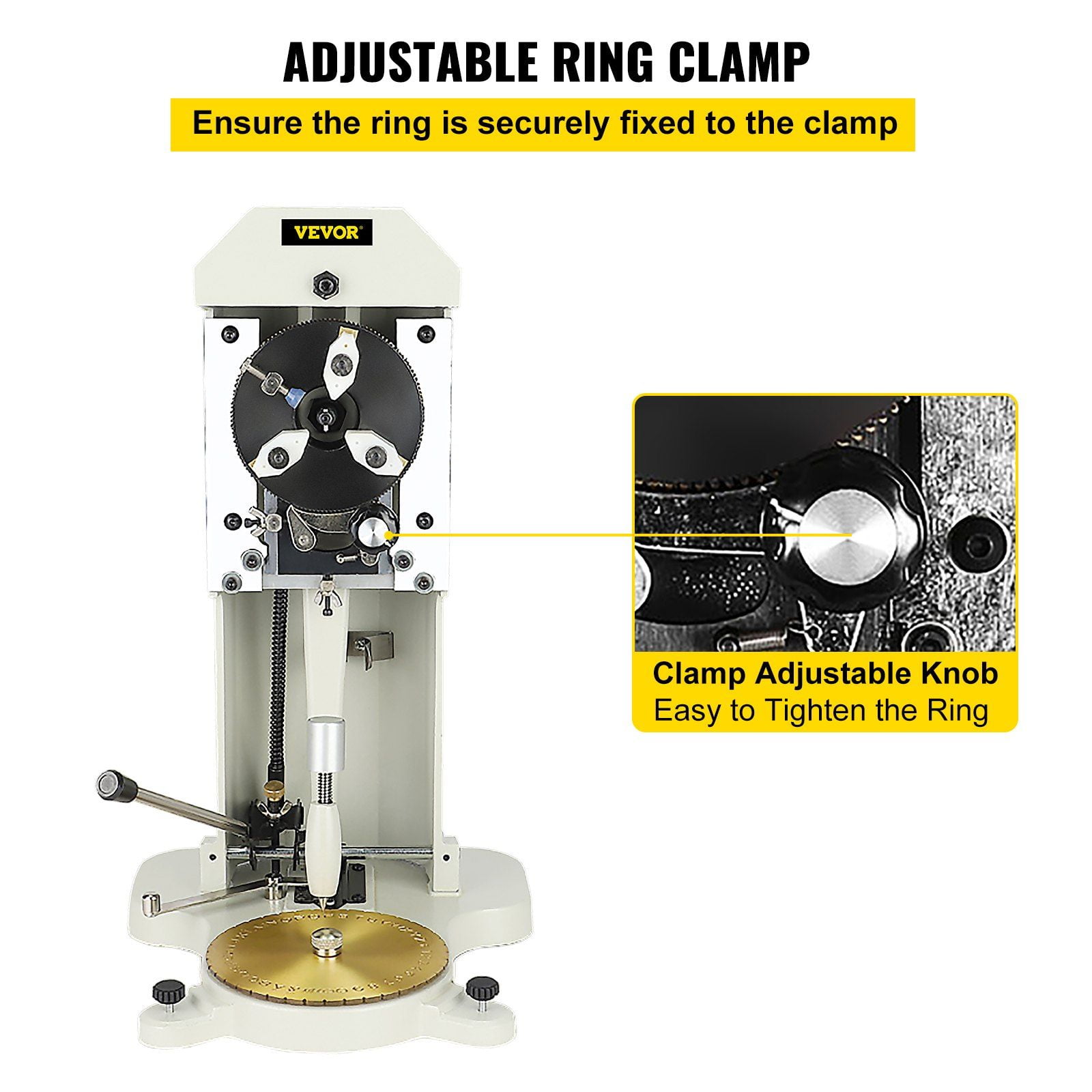 Compact Handheld Ring Engraver Machine for Fine 1.5-2.0mm Text on Inner Band