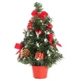 thumbnail image 1 of Mini árbol de Navidad de mesa Hogar Navidad Decoración de escritorio pequeña Adorno de fiesta Regalo Tomshoo Rojo/30cm, 1 of 7