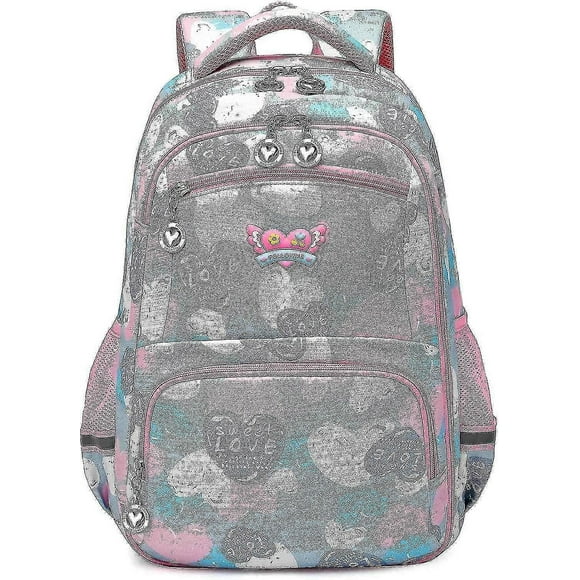 Girls Backpack Waterproof Children's School Bag Princess Backpack Girls With Chest Strap