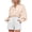 Beige, variant on Women Satin Blouses Summer Fall Clothes Button Down Lantern Long Sleeve Shirts Work Business Casual Dressy Tops