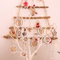 thumbnail image 3 of Yuarrent Colgante de de Navidad de 2 piezas, escultura hueca, adornos colgantes, Ángel 3D, muñeco de nieve, accesorios de fiesta, colgador de Kits de decoración para fiestas Alce Yuarrent HA070160-02, 3 of 6