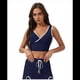 thumbnail image 2 of Top Deportivo Corto para Mujer, Cuello en V, Sin Mangas, con Relleno, para Entrenamiento, Yoga, Tibet Talla XL, 2 of 8