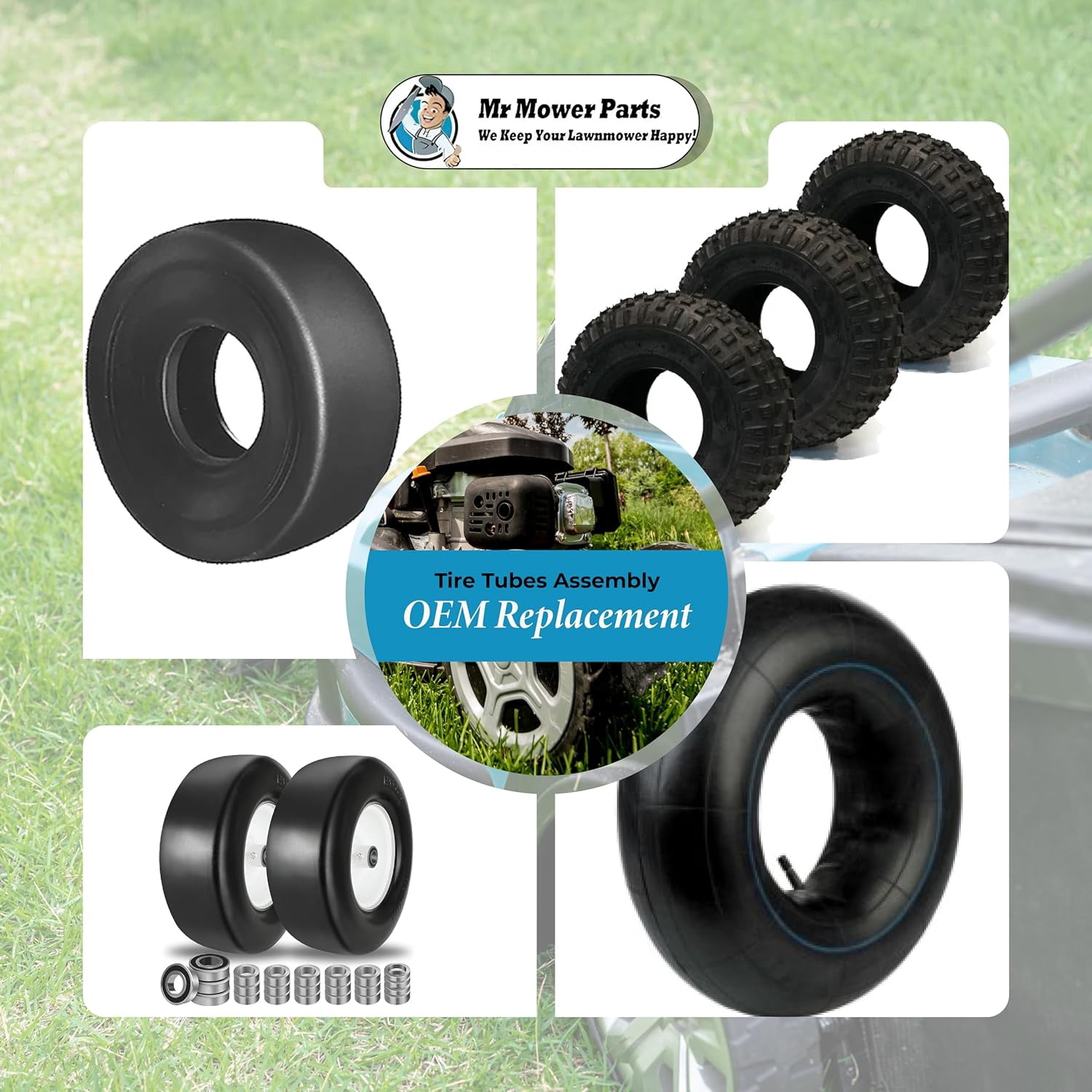 Lawn Mower Wheel for Snapper # 3-5726, 4-4743, 7035726, 7035726YP Steel Wheel 10" x 1.75" Drive Wheel