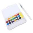 thumbnail image 1 of Watercolor Paint Set, Bright Colors Portable Easy To Dissolve Multi Functional Professional Watercolor Paint Set Washable Humanized  for Sketching, 1 of 7