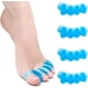 thumbnail image 1 of Separadores de dedos, separador de dedos Hallux Valgus, espaciador de dedos, silicona de gel suave, para mujeres y hombres, alivio instantáneo del dolor, espaciadores de dedos azul Rojo Verde, 1 of 5