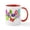 White/Red Inside, variant on CafePress - Spring Eggs Mugs - 11 oz Ceramic Mug - Novelty Coffee Tea Cup