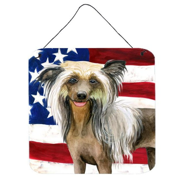 Chinese Crested Patriotic Wall or Door Hanging Prints