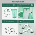 thumbnail image 5 of Trampa para moscas Ranch, jaula para moscas, atrapamoscas reutilizable, edad para atrapar insectos al aire libre con trampa de alimentos al aire libre para granjas/restaurantes/parques (paquete de 2), 5 of 5