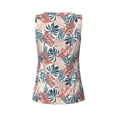 thumbnail image 5 of Picia Tropical Leaves Pattern Women's Workout Tank Top,Breathable Activewear,Slim Fit Athletic Top,Versatile Workout Moisture-wicking top-Small, 5 of 9