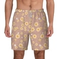 thumbnail image 2 of Goofa Cute Bee Printed Men's Swim Trunks Board Shorts Quick Dry Mens Swimming Trunks with Compression Liner,Breathable Fit Hawaii Beach Shorts-Large, 2 of 9