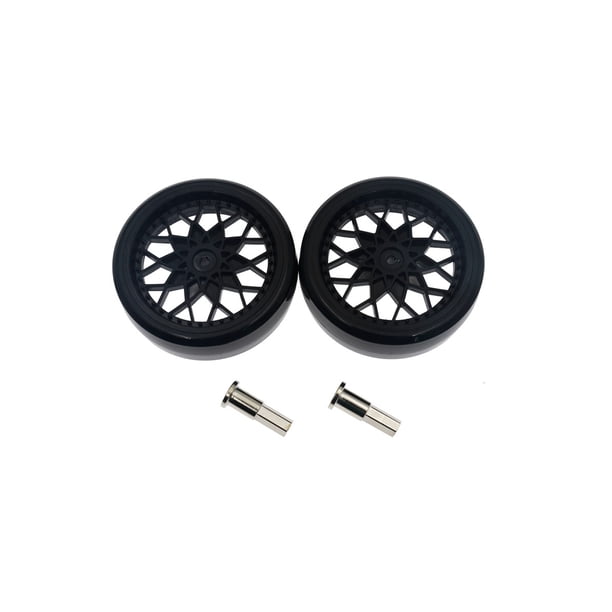 Vogacara Neumáticos delanteros de eje de rueda de coche con Control remoto de 2 piezas suministros de actualización duraderos piezas de vehículos Type2 NO2 Vogacara FN001783-01