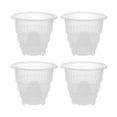 thumbnail image 2 of 15cm Orchid Clear Flower Pot Plastic Slotted Breathable Orchid Pots, 2 of 6