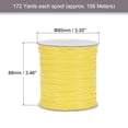 thumbnail image 2 of Beading Thread Bracelet Weave Bead Craft Cord 1.5mm 158M/Roll (172-Yards) Decorative String, Yellow, 2 of 7