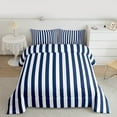 thumbnail image 2 of jejeloiu Geometric Lines Bedding Comforter Set,Modern Geometric Stripes Twin Comforter Sets,Deepblue White Bedding Set For Girls Boys,Super Cozy Room Decor Reversible,2 Pieces, 2 of 8