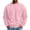 Pink #371, variant on Men's Crewneck Sweatshirt Solid Color Pullover Top with Chest Pocket Relaxed Fit Casual Fall Sweatshirts