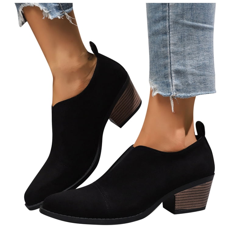 Quaouag Loafers for Women Dress Shoes Slip On Shoes Low Heel Casual Work  Office Dressy Shoes - Walmart.com