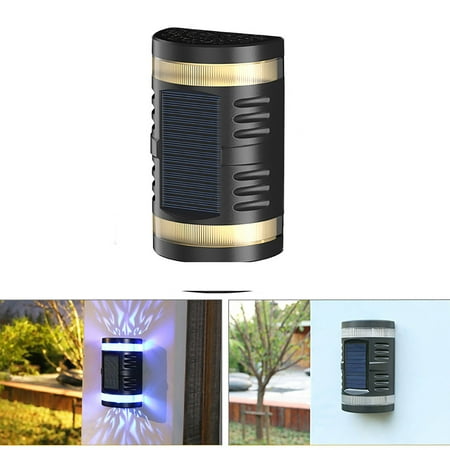 

Aoujea Solar Lights for Outside Intelligent Light Control Solar Powered Lights IP65 Waterproof Wall Security Lights For Fence Yard Garden Patio Front Door Solar Outdoor Lights