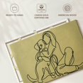 thumbnail image 6 of Elephant Stock Woman Loving Dog Wall Art - Horizontal Canvas Wall Art - Living Room Wall Decor - Animal Canvas - Black And Beige Decor - 30" x 20", 6 of 8