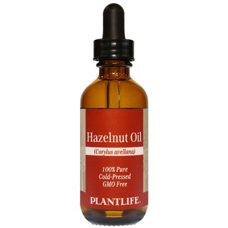 Plantlife HazelNut Carrier Oil – Cold Pressed Non-GMO and Gluten Free Carrier Oils – for Skin Hair and Personal Care – 2 oz