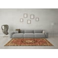 thumbnail image 3 of Ahgly Company Indoor Rectangle Medallion Brown Traditional Area Rugs, 8' x 12', 3 of 4