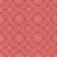 thumbnail image 1 of Ahgly Company Tapis d'Intérieur Lavable en Machine Carré Rouge Transitionnel, 5 Pieds Carré, 1 of 7