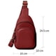 thumbnail image 2 of Mini bolso cruzado versátil, bolso de pecho de gran capacidad de PU simple para mujer, 2 of 5