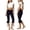 Black*, variant on RUTAYY Women's Pants Fashionable Casual Solid Color Tie Waist Capri Bottom Everyday Casual Wear Beach Vacation Trousers
