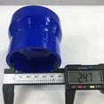 thumbnail image 3 of Blue 4-Ply Silicone 2.5" to 3" Hose Coupler Straight 2.5"Hose Clamp+3"Hose Clamp, 3 of 10