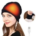 thumbnail image 1 of Bonnet Chauffant d'Hiver, Foulard Rechargeable par Usb pour Randonnée en Plein Air, Cyclisme, Unisexe, 1 of 12