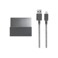 thumbnail image 2 of Native Union DOCK+ Lightning - Desktop stand for cellular phone, tablet - slate, space gray, 2 of 3