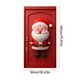 thumbnail image 3 of Cubierta de puerta navideña de 35 x 71 pulgadas - Diseño de Papá Noel - Decoración navideña para puerta - Decoración para festivales y fiestas, 3 of 5
