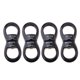 thumbnail image 1 of 4 Piezas Swivel Swivel 30KN Resistencia A  degree Rotator Safety Dispositivo Giratorio Accesorio Colgante Para Escalada En Roca, Hamaca Colgan, 1 of 8