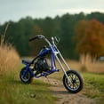 thumbnail image 5 of TOXOZERS 50cc Mini Bike,Gas-Powered EPA Approved Mini Dirt Bike with 12.5" 10" Tires,Pull Start,1L Tank,20MPH Top Speed,Blue, 5 of 5