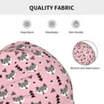 thumbnail image 4 of KLL Cute Fox Pink Tree Winter Fall Beanie Knit Hats for Men & Women - Warm & Soft Stylish Toboggan Caps for Cold Weather, 4 of 6