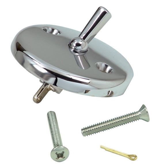 Placa de rebose para bañera con palanca de ajuste Danco Chrome
