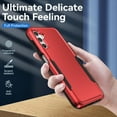 thumbnail image 5 of for Samsung Galaxy A15 5G Case, [2 in 1] Galaxy A15 5G Case with [9H Tempered Glass Screen Protector][10FT  Grade Shockproof][Heavy Duty Protection] Galaxy A15 5G Phone Case (Red), 5 of 7