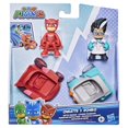 thumbnail image 2 of PJ Masks Owlette vs Romeo Battle Racers Toy, Vehicle and Action Figure Set, 2 of 5