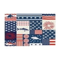 thumbnail image 2 of American Independence Day Placemats Set of 1, Patriotic 4th of July Table Mats, Washable Polyester Table Decor for Dining & Party, Stars and Stripes Themed Tablecloth, 2 of 6